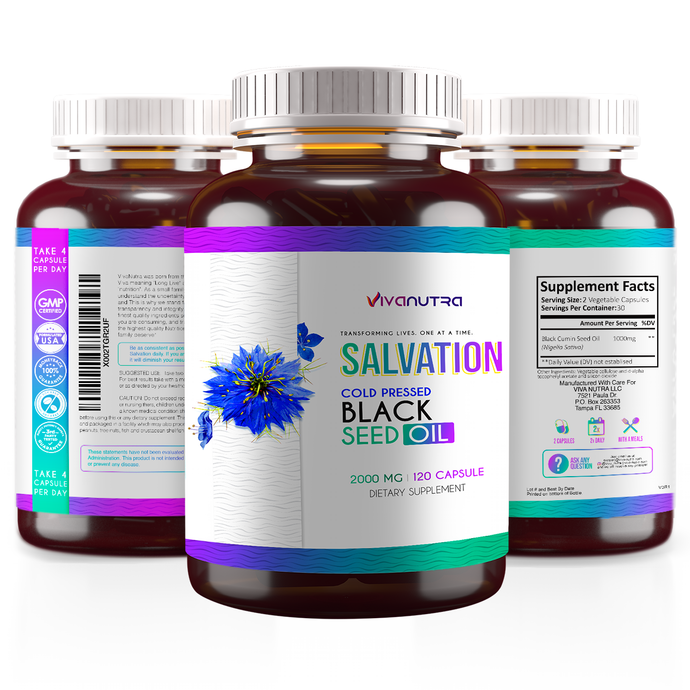 Salvation Turkish Black Seed Oil Capsules